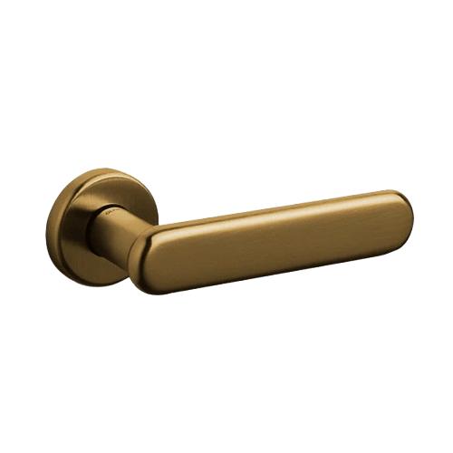 Olivari Italian Door Handle in Gold Globe